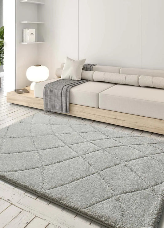 Rypecksair Molier 8785 Silver Shaggy Area Rug